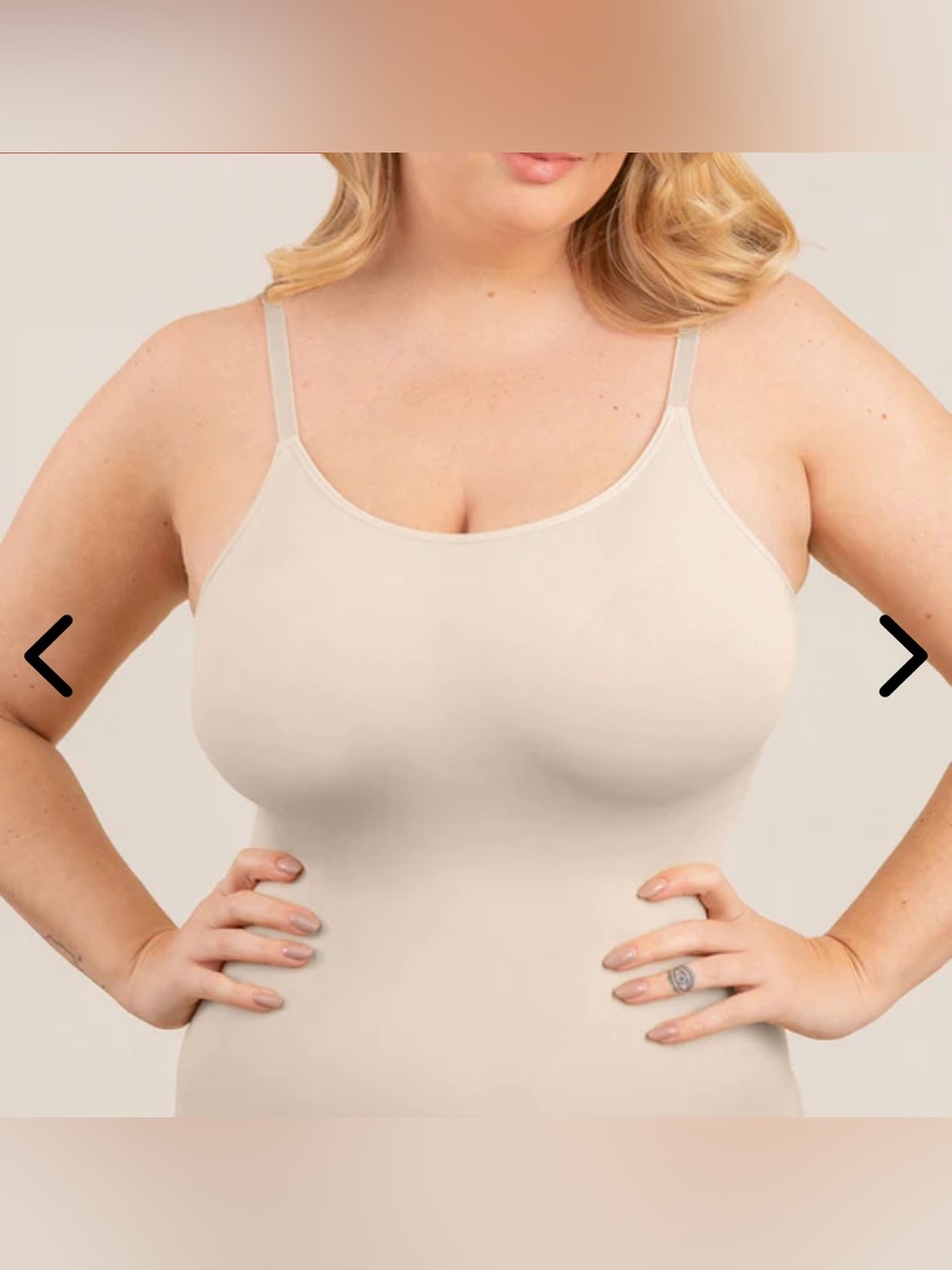 BNWT shapermint core everyday comfort scoop neck shaper cami